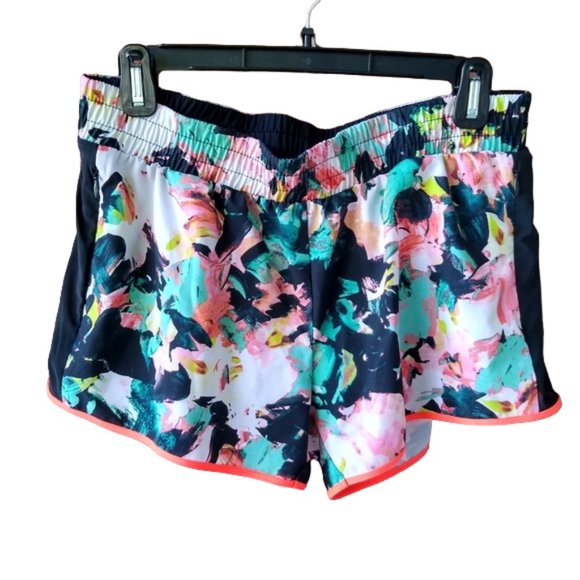 Fabletics Pants - Fabletics fitness run shorts size M black multi